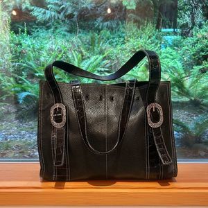 Vintage Brighton Soft Large Leather Tote Bag